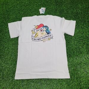 Urusei-Yatsura Alien-Girl Anime Shirt Women L/XL 20x27 White